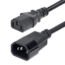StarTech.com Cable de Extensión de Alimentación C14 a C13 4,5m - Cable de Alimentación C14 a C13 para PDU - Cable Alargador de A