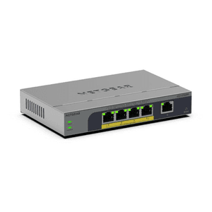NETGEAR GS105EPP No administrado Gigabit Ethernet (10/100/1000) Energía sobre Ethernet (PoE) Montaje en pared/escritorio Gris