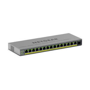 NETGEAR GS116EPP Gestionado L2/L3 Gigabit Ethernet (10/100/1000) Energía sobre Ethernet (PoE) Gris