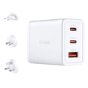 D-Link DCP-651 cargador de dispositivo móvil Universal Blanco Corriente alterna Carga rápida Interior