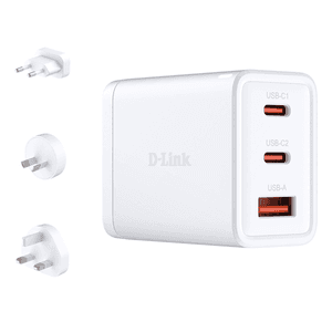 D-Link DCP-651 cargador de dispositivo móvil Universal Blanco Corriente alterna Carga rápida Interior