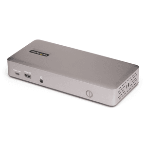 StarTech.com Docking Station USB4 para 3 Monitores 4K60 HDMI o DisplayPort - Dock USB Tipo C - Hub USB de 6 Puertos - Red Ethern
