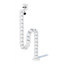 Neomounts ADS06-131WH Organizador vertebral de cables - montaje de abrazadera - universal