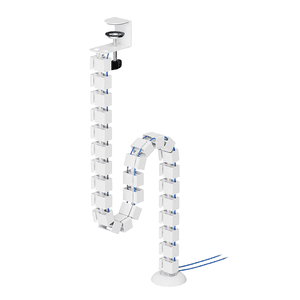 Neomounts ADS06-131WH Organizador vertebral de cables - montaje de abrazadera - universal