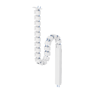 Neomounts ADS06-133WH Organizador vertebral de cables - fijación con tornillos - universal