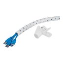 Neomounts ADS06-142WH Organizador para cables - para 1-5 cables - universal