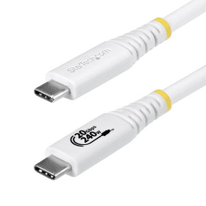 StarTech.com Cable USB4 2m - Cable USB-C Certificado USB-IF - 20Gbps - PD 240W EPR - 4K120 - DP 1.4 - Cable USB Tipo C - Recubri