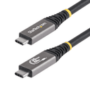 StarTech.com Cable USB4 3m - Cable USB-C Certificado USB-IF - 20Gbps - PD 240W EPR - 4K120 - DP 2.1 - Cable USB Tipo C - Recubri