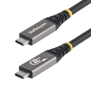 StarTech.com Cable USB4 3m - Cable USB-C Certificado USB-IF - 20Gbps - PD 240W EPR - 4K120 - DP 2.1 - Cable USB Tipo C - Recubri