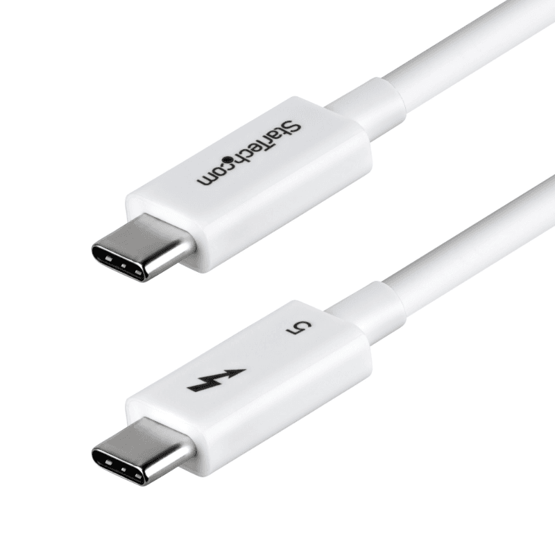 StarTech.com Cable Thunderbolt 5 Certificado de 1m - 80Gbps/120Gbps - 8K60Hz - PD 240W - Cable Thunderbolt Certificado - Compati