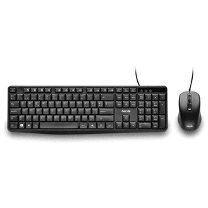 NGS COCOA KIT V2 teclado Ratón incluido Universal USB QWERTY Español Negro