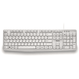 NGS HERITAGE teclado Universal USB QWERTY Español Blanco