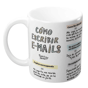 Taza Como Escribir Email Pedrita Parker