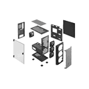 Savio SHADOW X2 carcasa de ordenador Midi Tower Negro