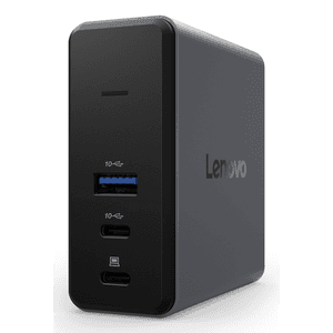 Lenovo X9 Charging GaN Dock Alámbrico USB 3.2 Gen 2 (3.1 Gen 2) Type-C Gris