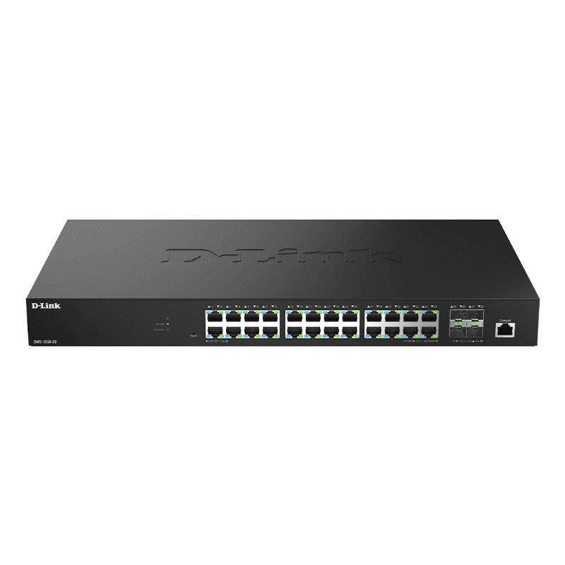 D-Link DMS-1250-28/E switch Gestionado L2 2.5G Ethernet (100/1000/2500) Negro