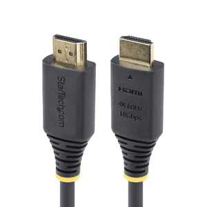 StarTech.com Cable HDMI Certificado Premium de Alta Velocidad de 2,4m - 4K 60Hz/1440p 144Hz - HDR10/HDCP 2.2/ARC - 18Gbps - Cabl