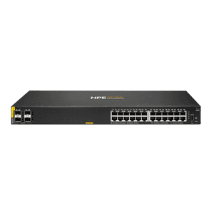 HPE Aruba Networking CX 6000 24p 10M/100M/1G Class4 PoE 4p SFP 1G 370W Switch