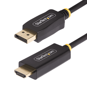 StarTech.com Cable Adaptador DisplayPort a HDMI de 1m con Conectores de Agarre - 4K 60Hz con HDR - Conversor de Vídeo Activo DP 