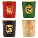 Set 4 portavelas Casas Hogwarts Harry Potter