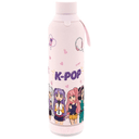Botella termica con altavoz Pink K-Pop 600ml