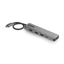 StarTech.com Mini Dock USB-C A HDMI - Adaptador Multipuertos Tipo C - PD de 140W - 4K 60Hz - Hub USB 10Gbps - Para MacBook / Del