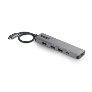 StarTech.com Mini Dock USB-C A HDMI - Adaptador Multipuertos Tipo C - PD de 140W - 4K 60Hz - Hub USB 10Gbps - Para MacBook / Del
