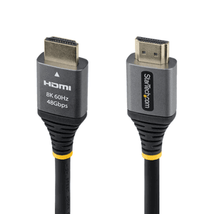 StarTech.com Cable HDMI 2.1 Certificado de Ultra Alta Velocidad de 0,3m - 8K 60Hz - 4K 120Hz - Cable HDMI 2.1 con HDR10+ eARC - 