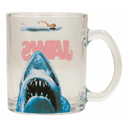 Taza transparente Tiburon Jaws