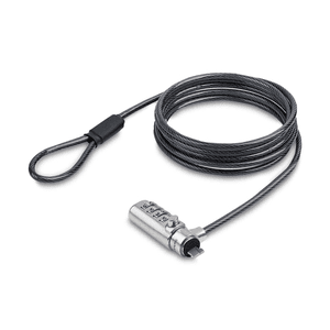 StarTech.com Cable de Seguridad de 1,5m con Candado Delgado Compatible con Nano de Combinación para Portátil - Cable Antirrobo p