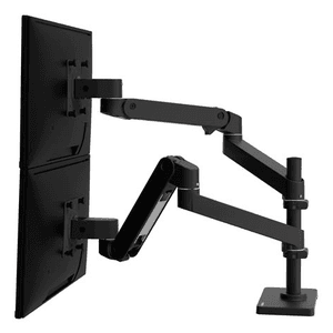 Ergotron LX Pro Series 45-690-292 soporte para monitor 68,6 cm (27") Escritorio Negro