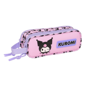 Portatodo Kuromi Hello Kitty doble