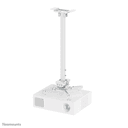 Neomounts CL25-550WH1 Soporte de techo para proyector - alt. 74,5-114,5 cm - fácil montaje - movimiento completo