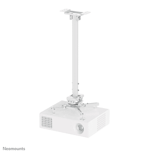 Neomounts CL25-550WH1 Soporte de techo para proyector - alt. 74,5-114,5 cm - fácil montaje - movimiento completo
