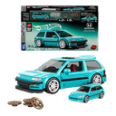 Set de Construccion Hot Wheels Speed Series Mattel Brick Shop Building Set 1/32 Custom 90 Honda Civic EF