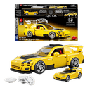 Set de Construccion Hot Wheels Speed Series Mattel Brick Shop Building Set 1/32 07 Honda S2000