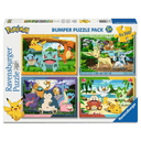 Puzzle Pokemon 4x100pzs