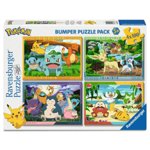 Puzzle Pokemon 4x100pzs