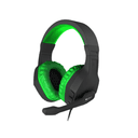 GENESIS Argon 200 Auriculares Alambrico Diadema Juego Negro Verde