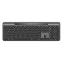 Logitech Signature Slim Solar+, teclado inalámbrico alimentado por luz solar y artificial, batería duradera con una vida útil de