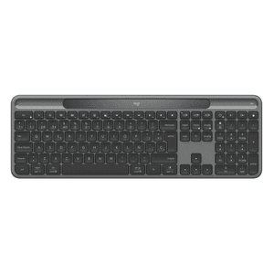 Logitech Signature Slim Solar+, teclado inalámbrico alimentado por luz solar y artificial, batería duradera con una vida útil de