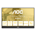 AOC 16T20E2 monitor o TV portátil Monitor portátil Negro 39,6 cm (15.6") LED 1920 x 1080 Pixeles