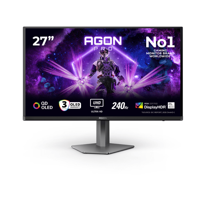 AOC Agon Pro G2 AG276UZD 26.5" - OLED - 4K UHD - 240Hz - Monitor Gaming