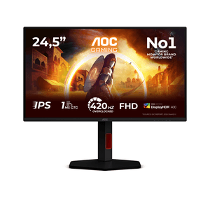AOC G4 25G4KUR pantalla para PC 62,2 cm (24.5") 1920 x 1080 Pixeles Full HD LED Negro, Rojo