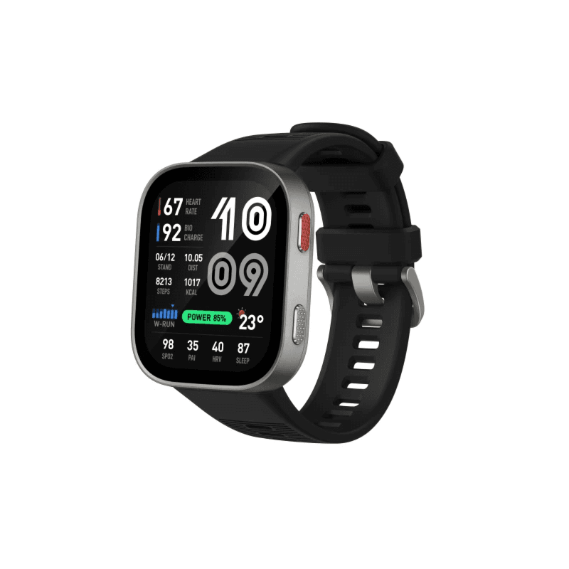 Amazfit Bip Max 5,26 cm (2.07") AMOLED Digital 432 x 514 Pixeles Pantalla táctil Gris Wifi GPS (satélite)