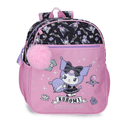 Mochila Fortune Telling Kuromi Hello Kitty 33cm adaptable