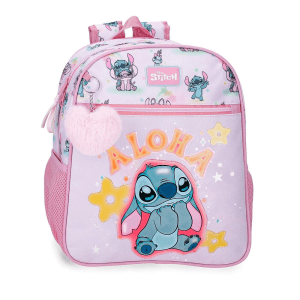 Mochila You Me Stitch Disney 33cm adaptable