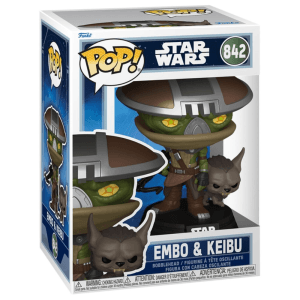Figura POP Star Wars The Mandalorian Grogu Embo Keibu
