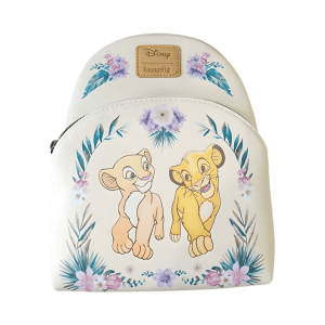 Mochila Disney El Rey Leon Simba Nala Floral Loungefly 26cm