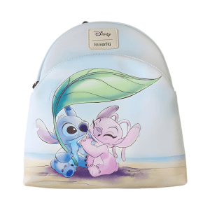 Mochila Disney Stitch Angel Beach Date Loungefly 26cm